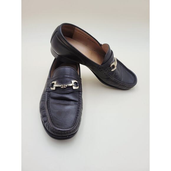Bally Switzerland Men\'s Horsebit Loafers Dark Brown Leather Dress Shoes US 8 EU7 main image 9